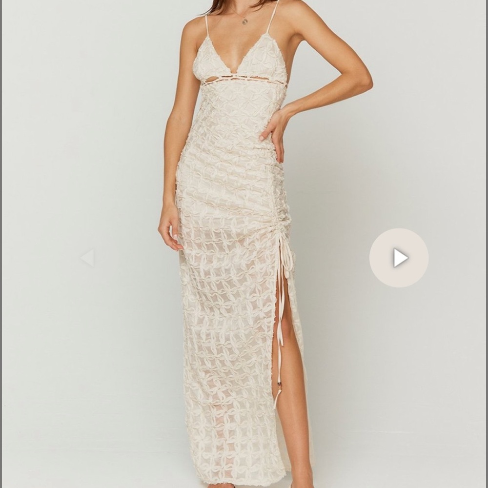 House Of Sunny Hera Applique Maxi Dress